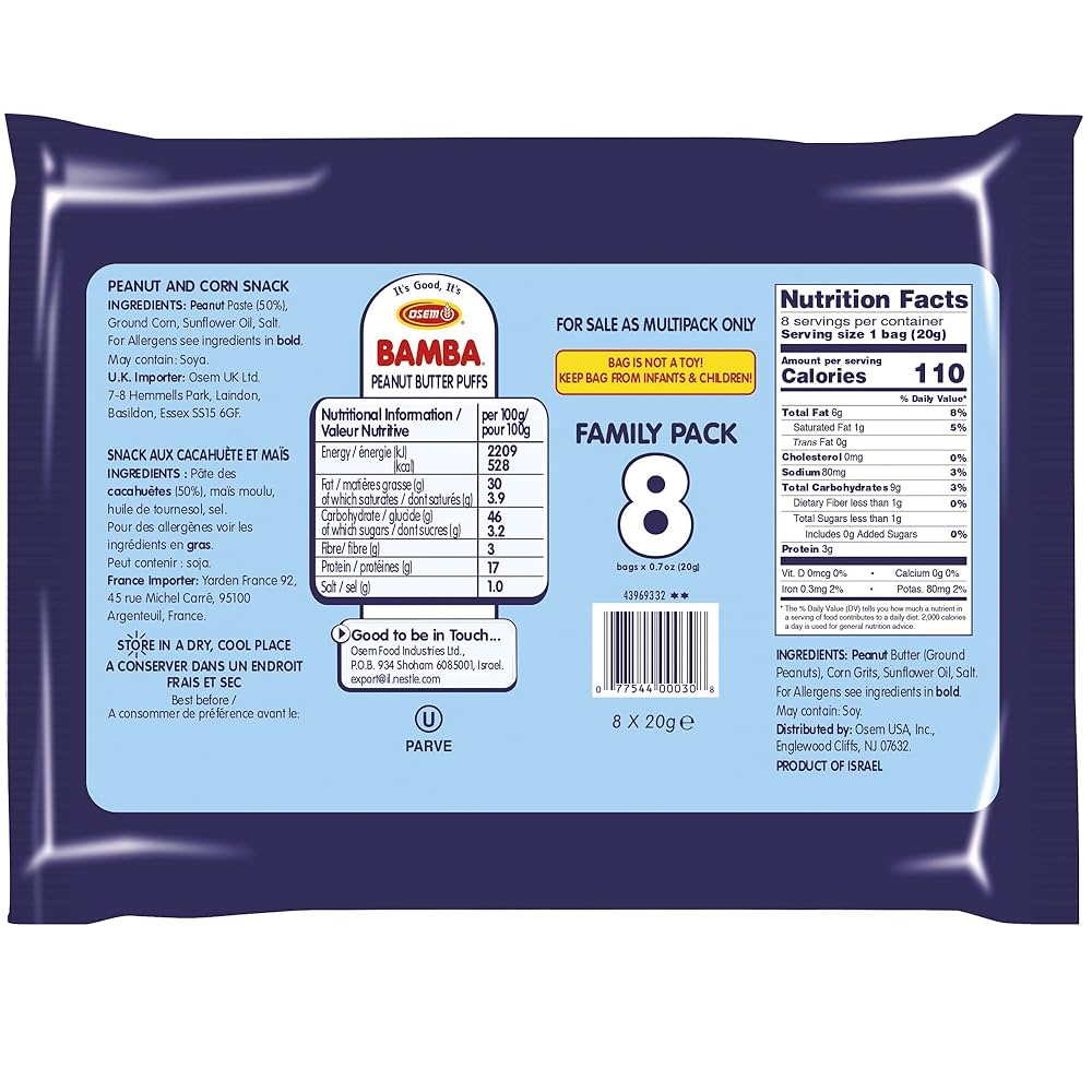 Bamba Peanut Butter Puffs