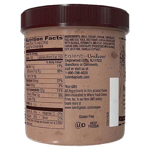 Talenti Dark Chocolate Fudge Gelato