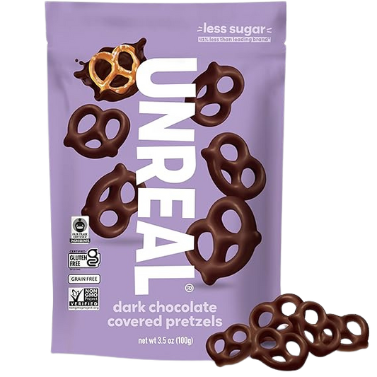 UNREAL Dark Chocolate Covered Pretzels