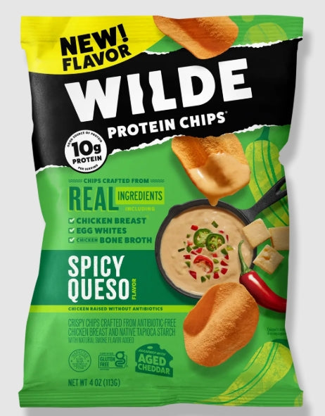 Wilde Spicy Queso Protein Chips