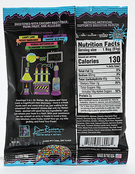 Rotten Candy Original Gummy Cruncheez