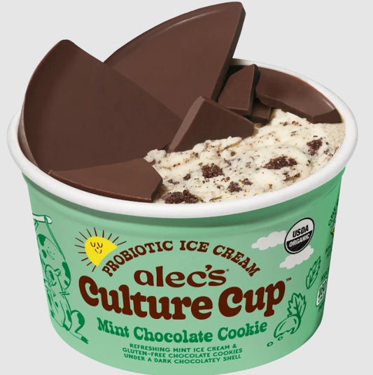 Alec's Ice Cream Culture Cup Mint Chocolate Cookie