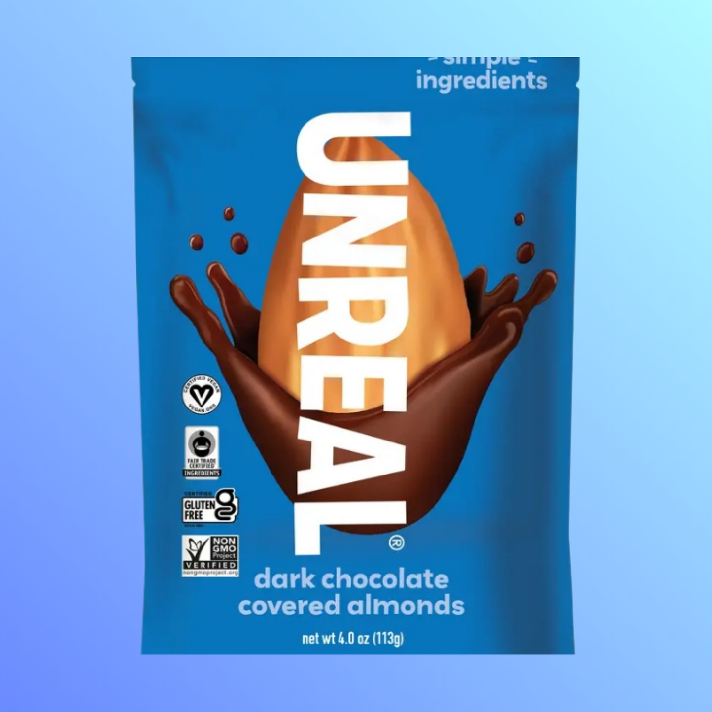UNREAL Dark Chocolate Covered Almonds