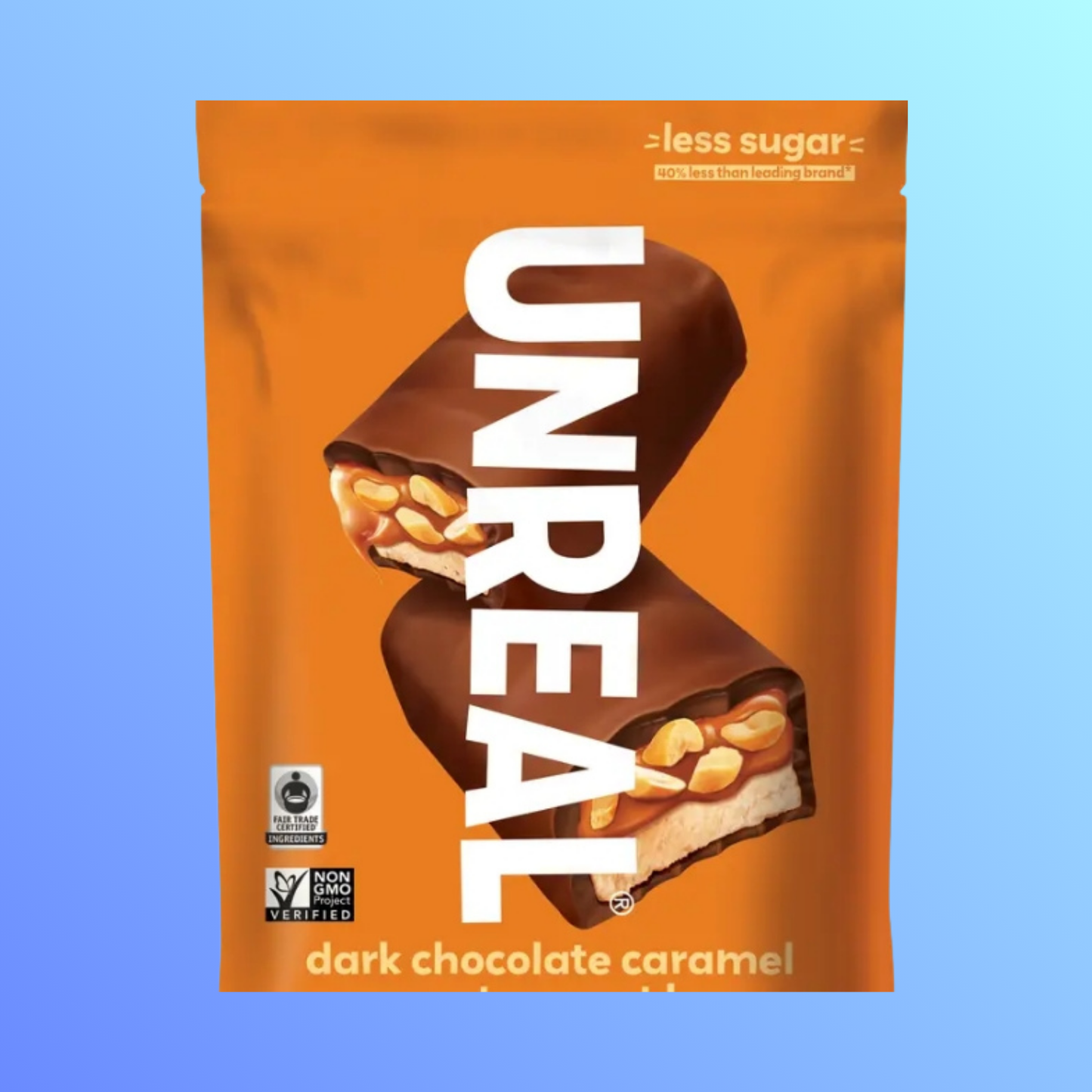 UNREAL Dark Chocolate Caramel Peanut Nougat