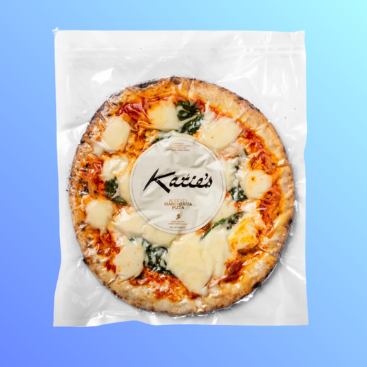 Katie's Burrata Margherita Pizza