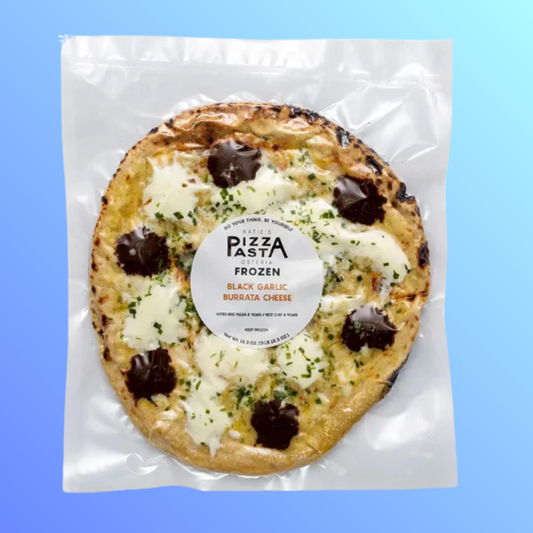 Katie's Black Garlic Burrata Pizza