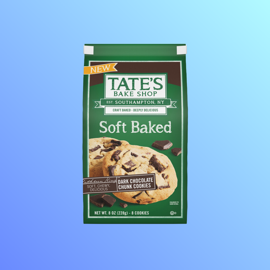 Tate's Soft Baked Dark Chocolate Chunk Cookies