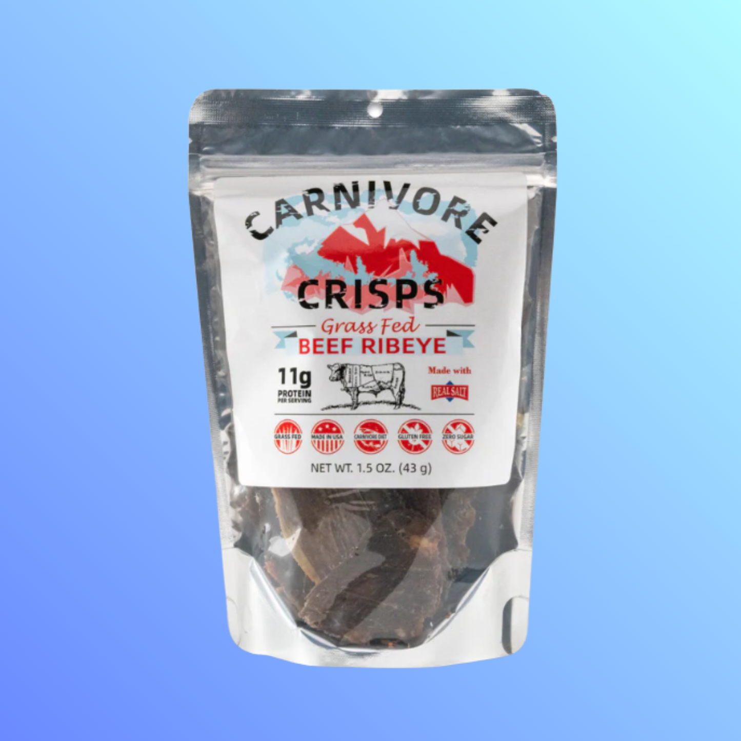 Carnivore Crisps Beef Ribeye