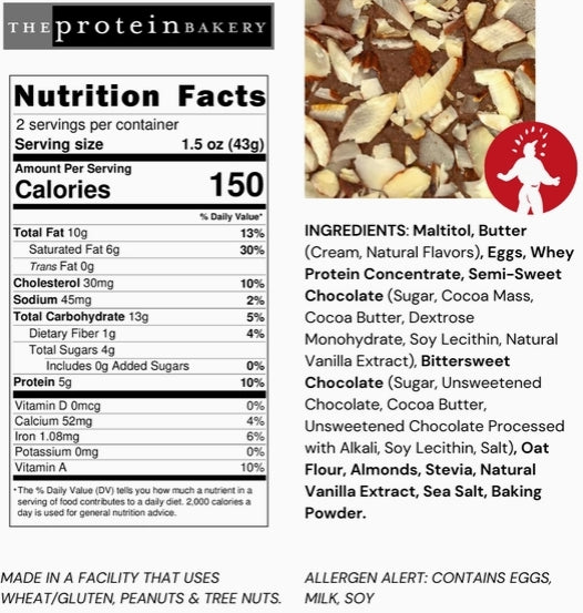 Almond Protein Brownie