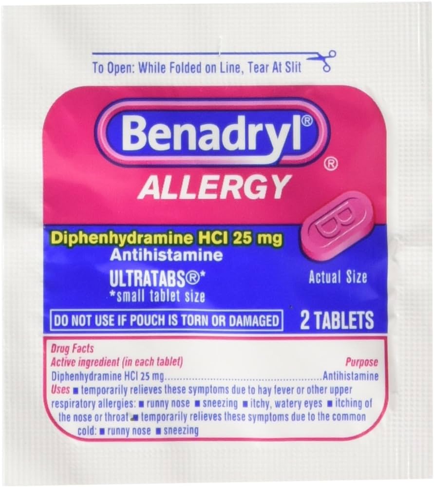 Benadryl 2 pack