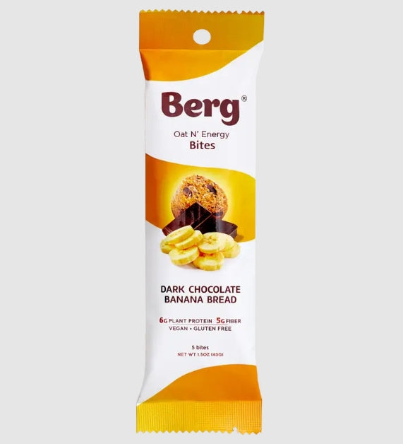 Berg Bites Dark Chocolate Banana Bread