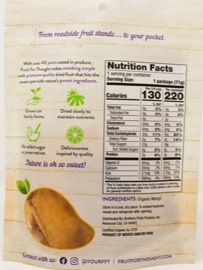 Organic Dried Mango