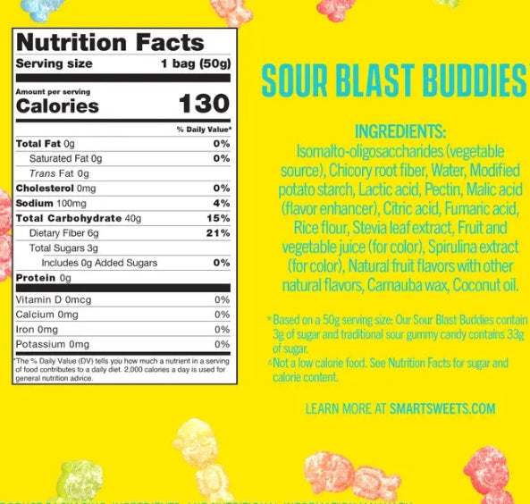 SmartSweets Sour Blast Buddies