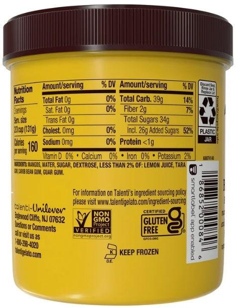 Talenti Dairy Free Sorbetto Mango